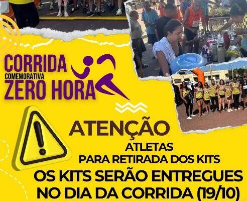 Corrida comemorativa zero hora