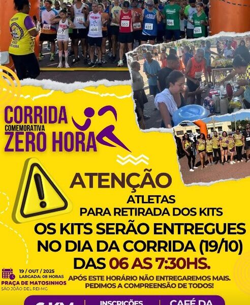 Corrida comemorativa zero hora